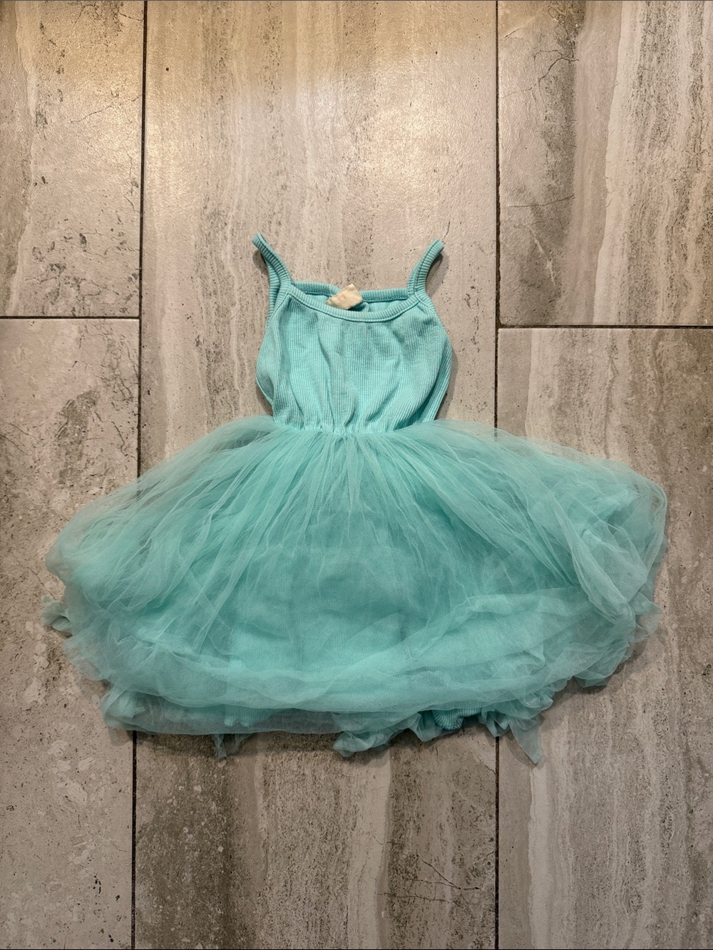 Aqua Tulle Tutu Dress